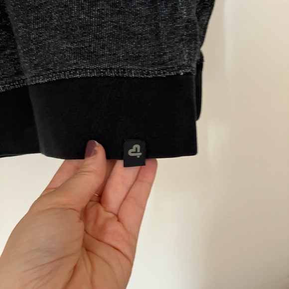 PACT Organic Charcoal Raglan Sweatshirt | L - Picture 5 of 9